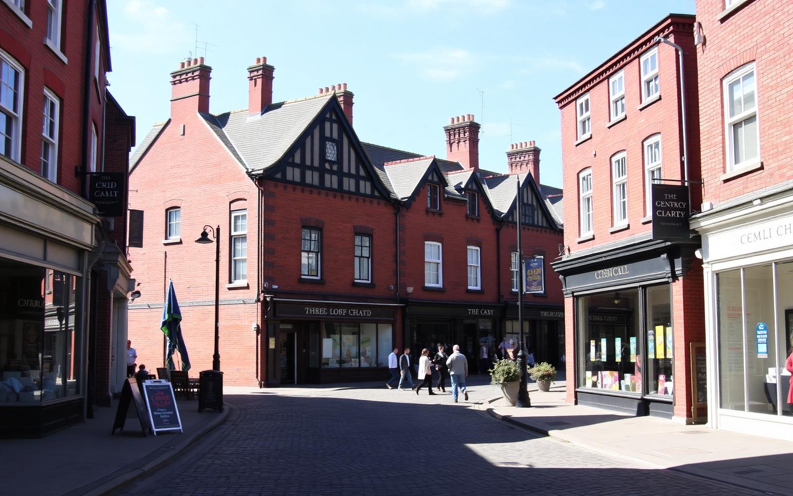 Heating engineers covering Altrincham — local streets and housing in Altrincham, Greater Manchester